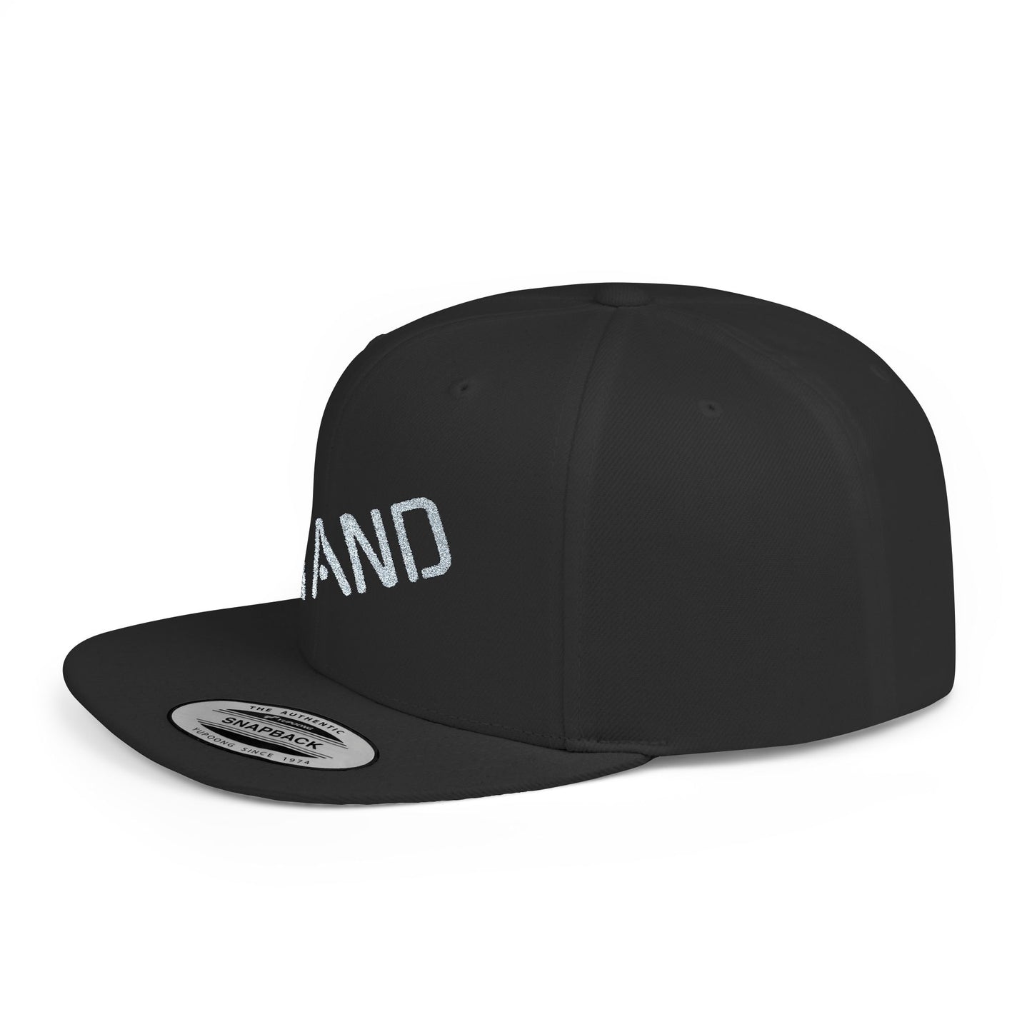 Stylish Flat Bill Snapback Hat - Stand