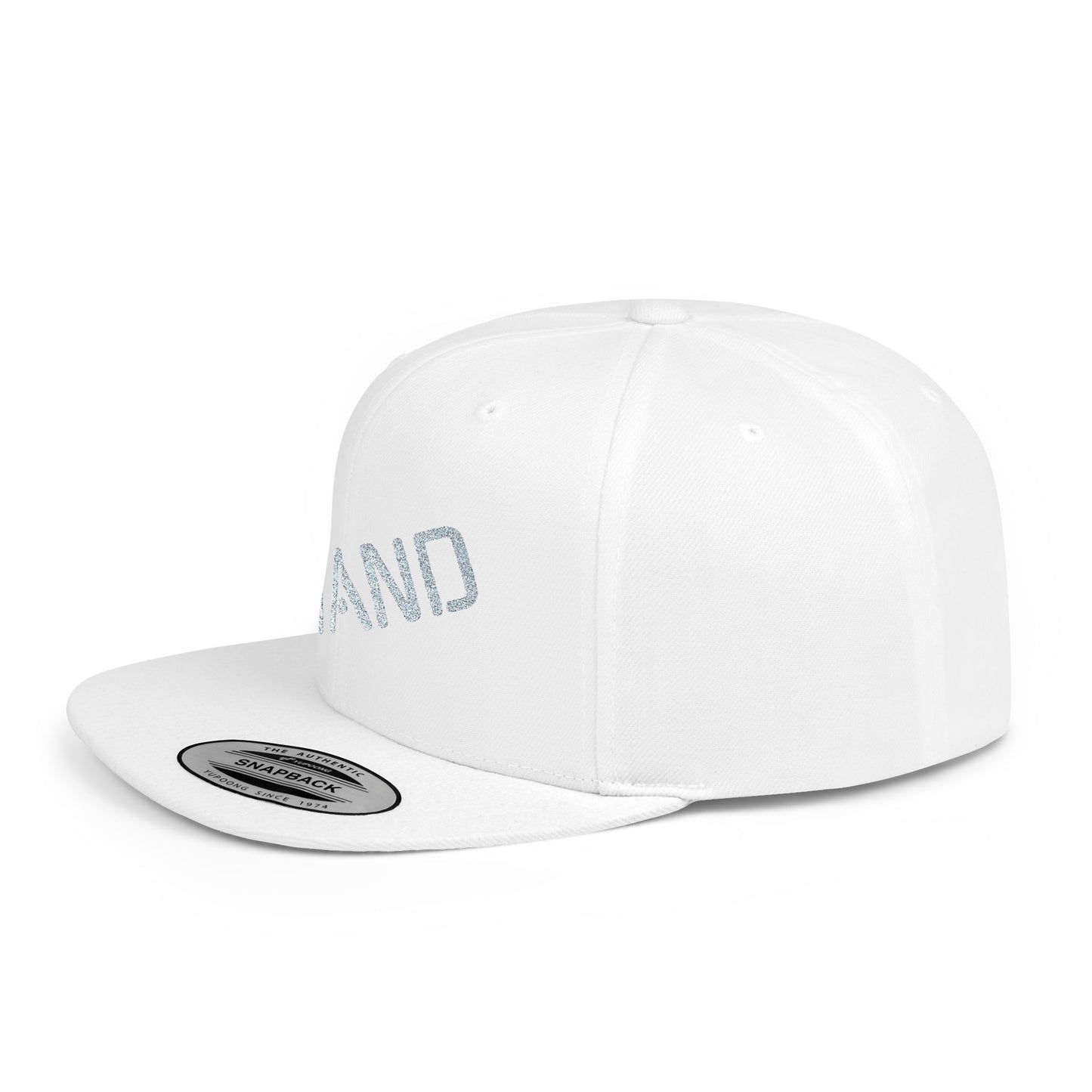 Stylish Flat Bill Snapback Hat - Stand