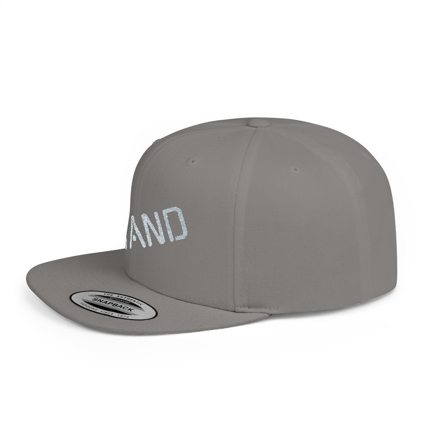 Stylish Flat Bill Snapback Hat - Stand