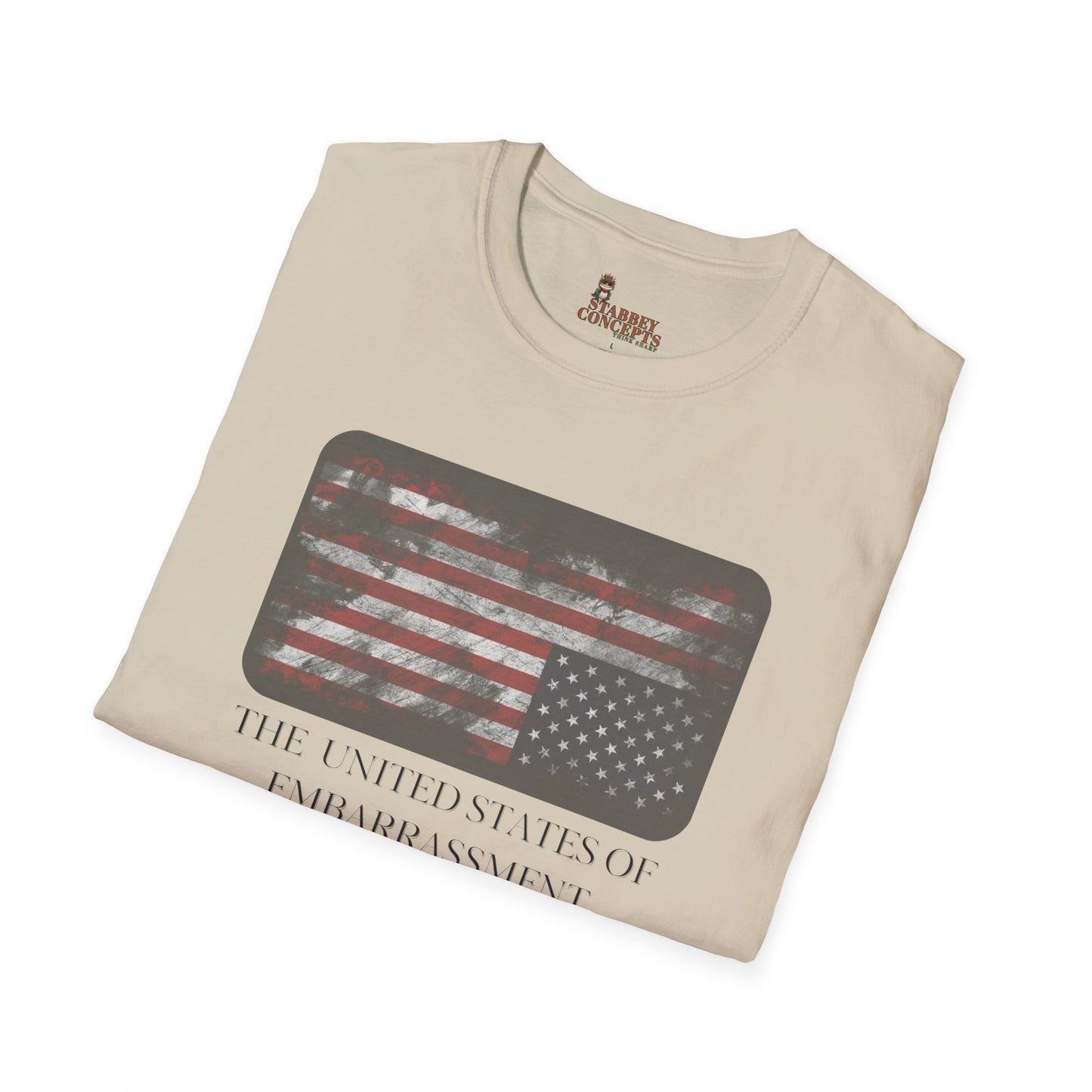 Funny USA Embarrassment T-Shirt, Unisex Humor Tee, Casual Wear, Gift for Friends, Political Humor Shirt