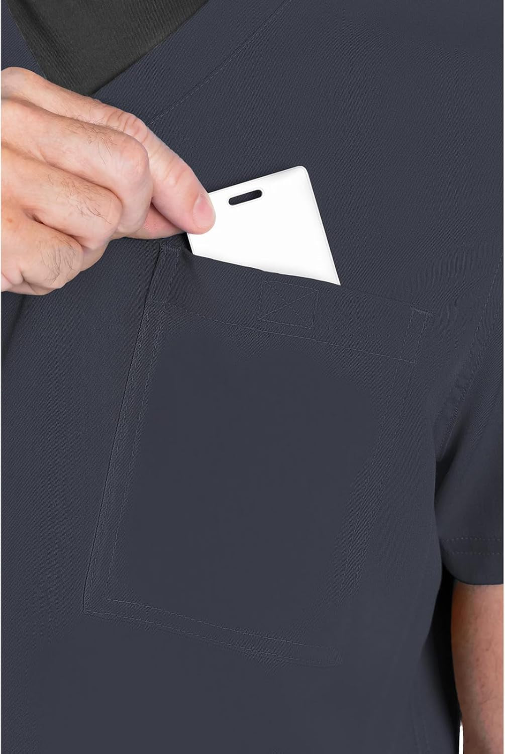 Men'S Scrub Top Cadence 2-Way Stretch Technology with Ultra Soft Fabric & One Chest Pocket - MC7478