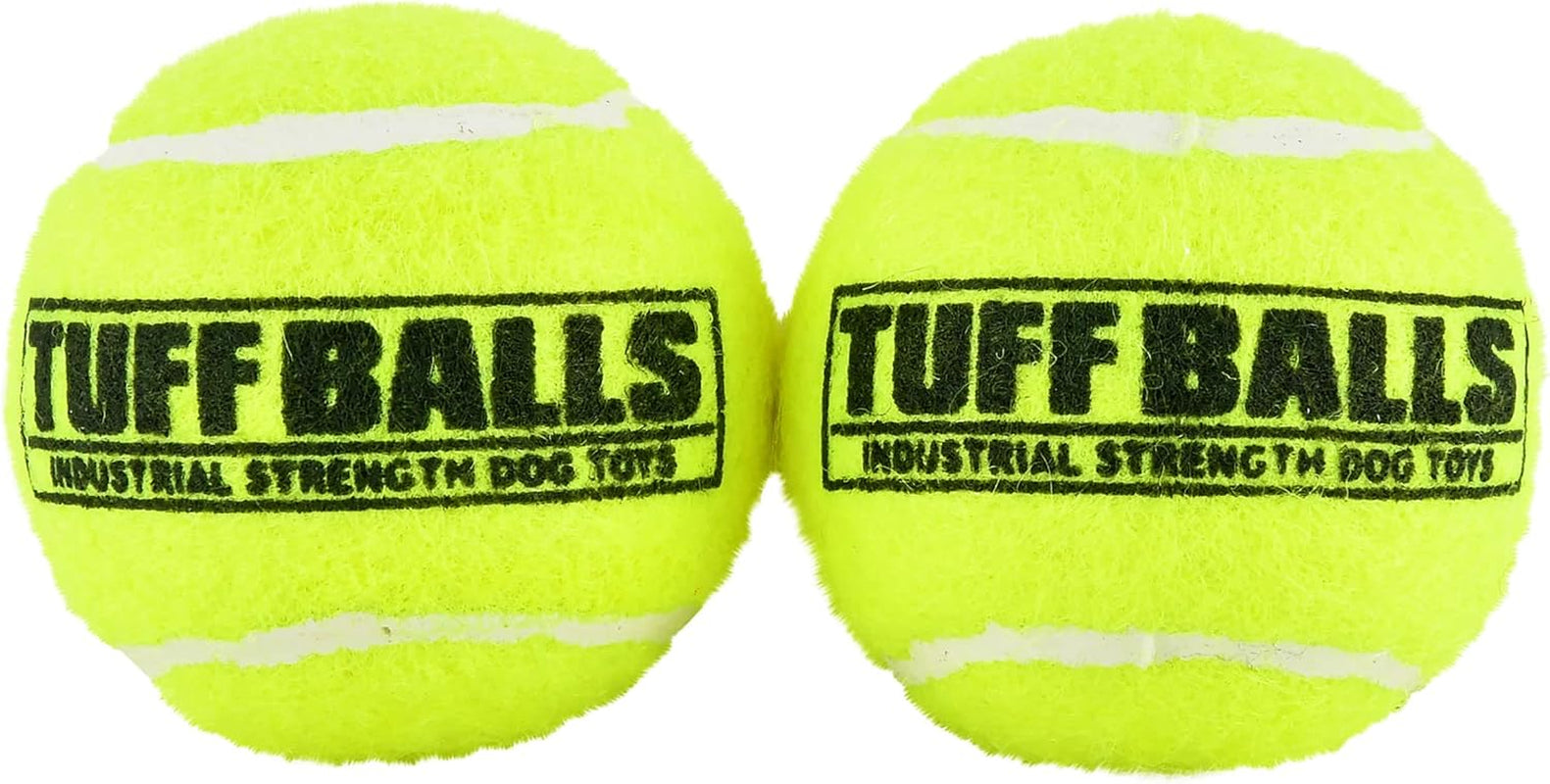 Mini Tuff Ball - Tennis Balls for Small Dogs, Great for Boredom and Aggressive Chewers, Interactive, Certified Non-Toxic, Won’T Wear down Teeth - 1.5" (Pack of 2)