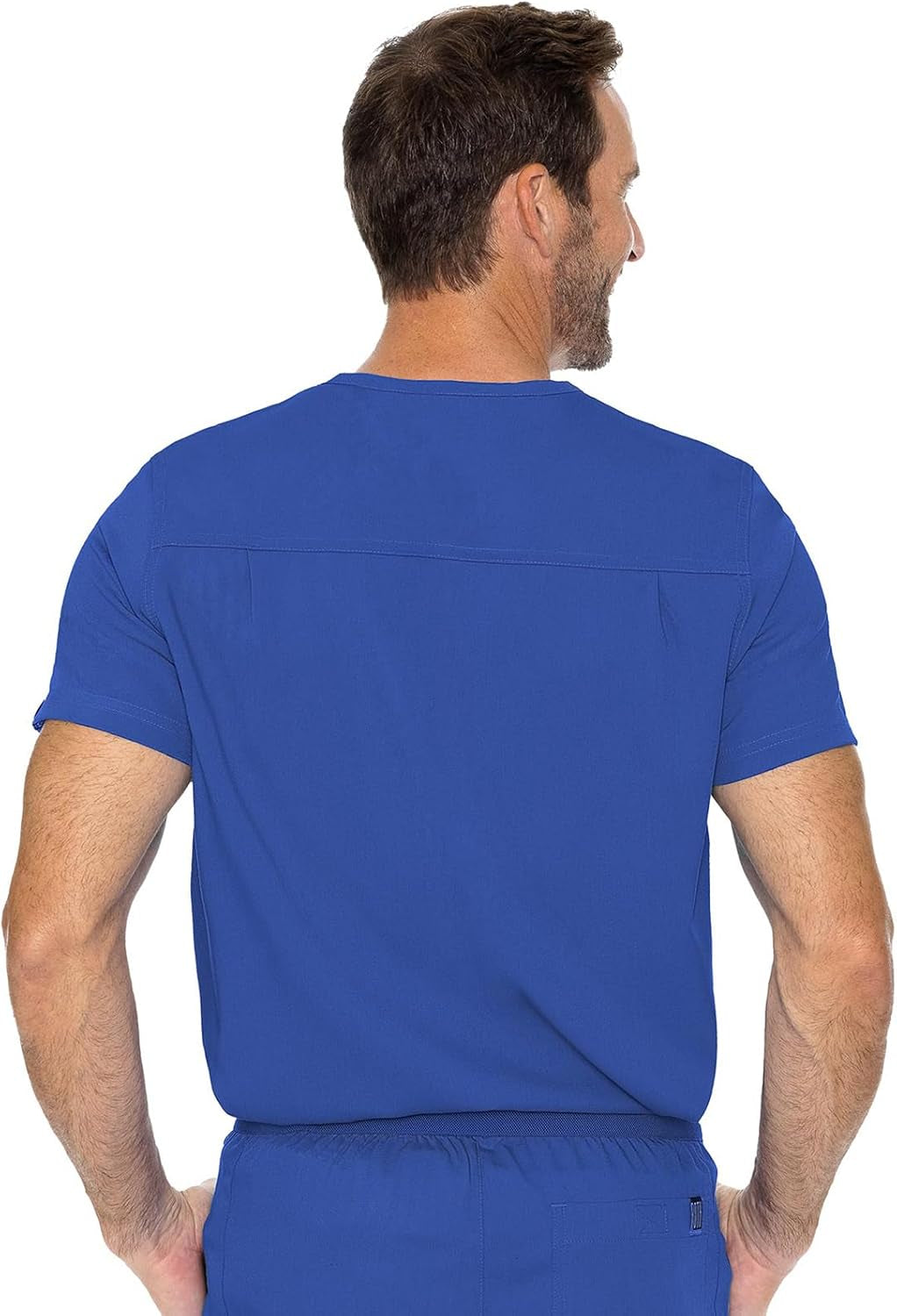 Men'S Scrub Top Cadence 2-Way Stretch Technology with Ultra Soft Fabric & One Chest Pocket - MC7478