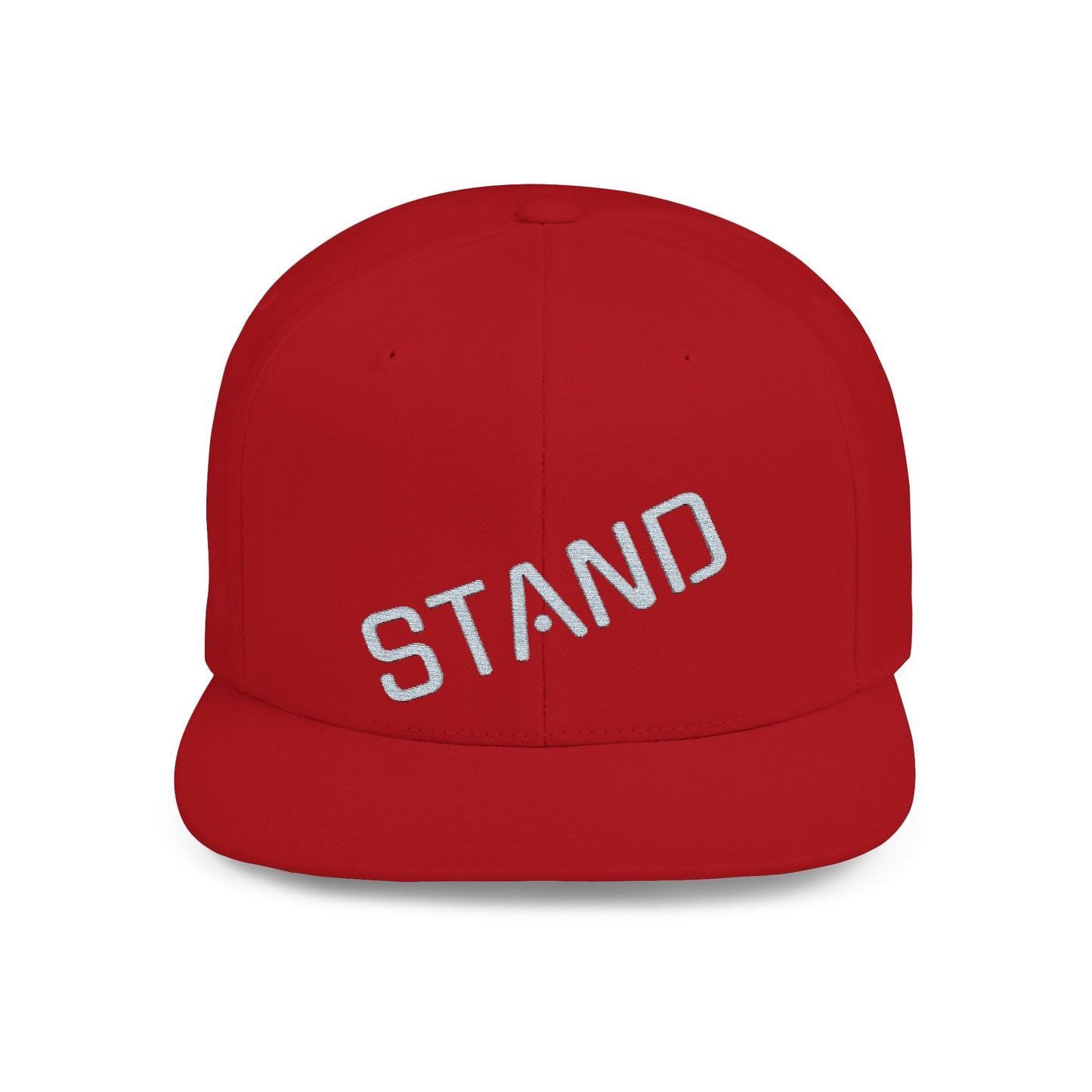 Stylish Flat Bill Snapback Hat - Stand