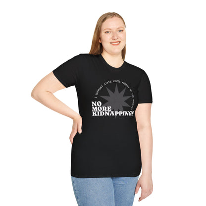 Empowering Message 'No More Kidnappings' - , Awareness Merchandise,