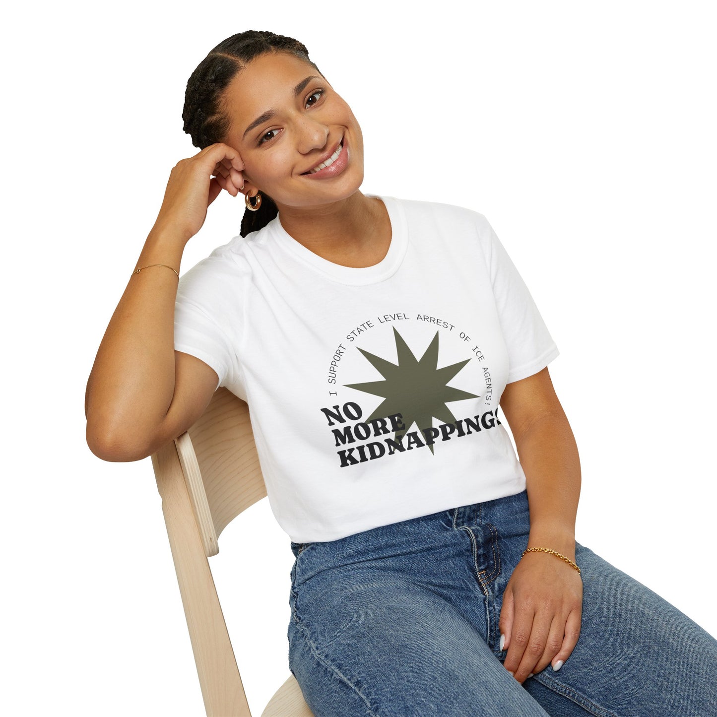 Empowering Message 'No More Kidnappings' - , Awareness Merchandise,