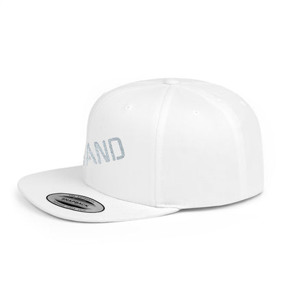 Stylish Flat Bill Snapback Hat - Stand