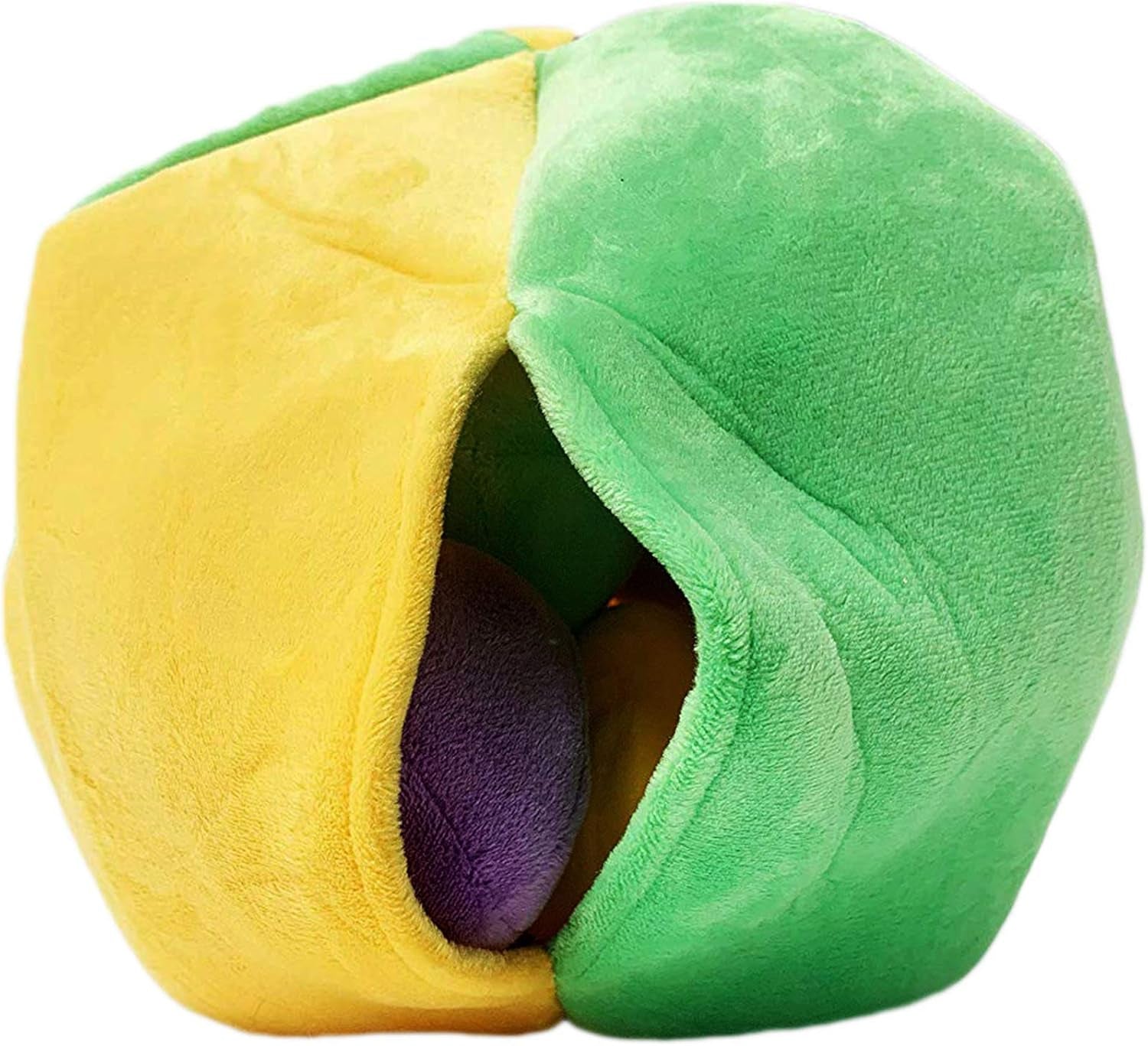 Hide a Ball Puzzle Dog Toy with 10 Plush Squeaker Balls (Small)