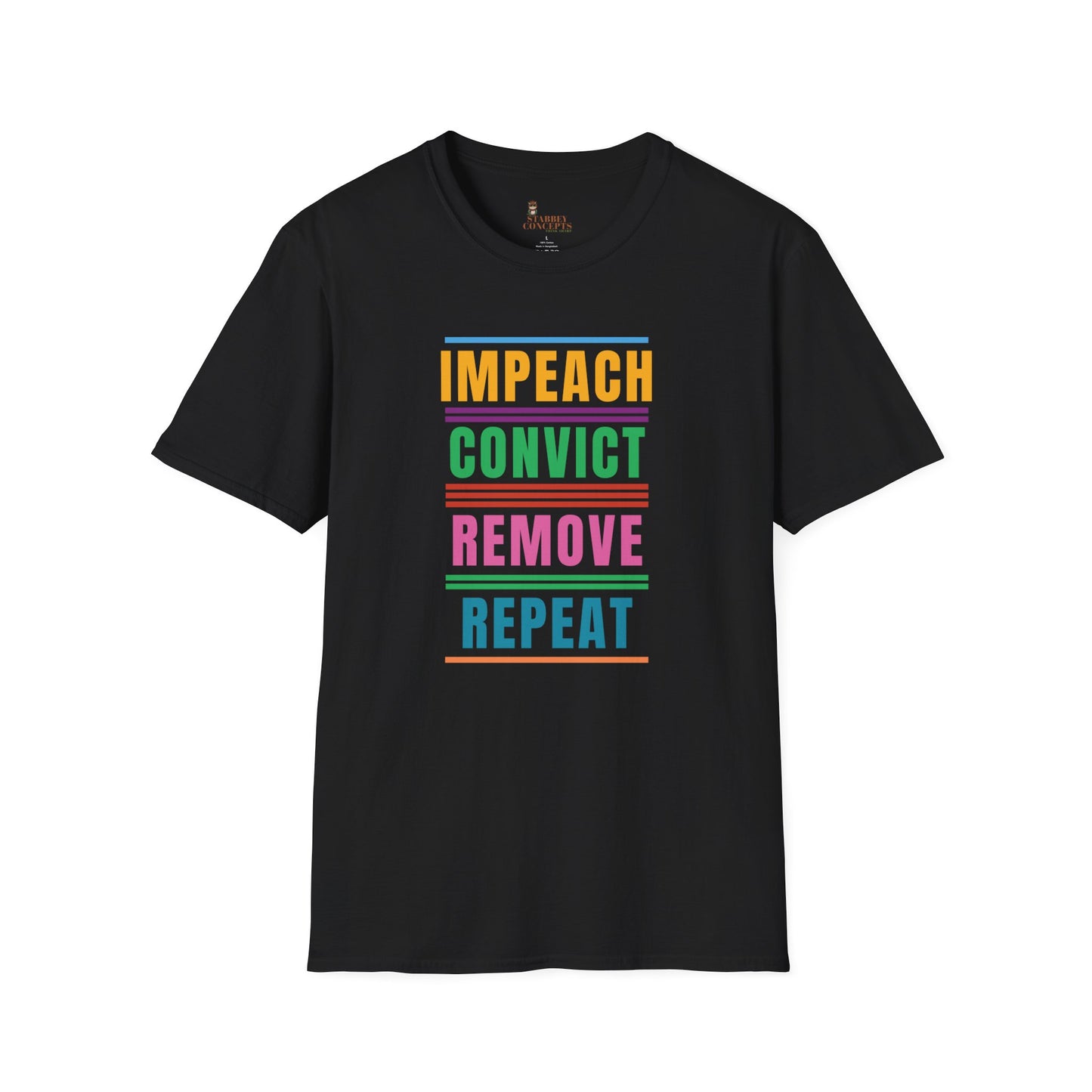 Impeach Convict Remove Repeat T-Shirt