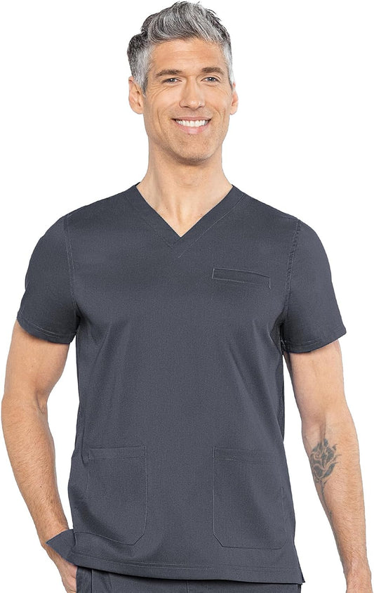 Men'S Scrub Top Wescott with 3 Pockets & 2-Way Stretch and Ultra Soft Fabric - MC7477
