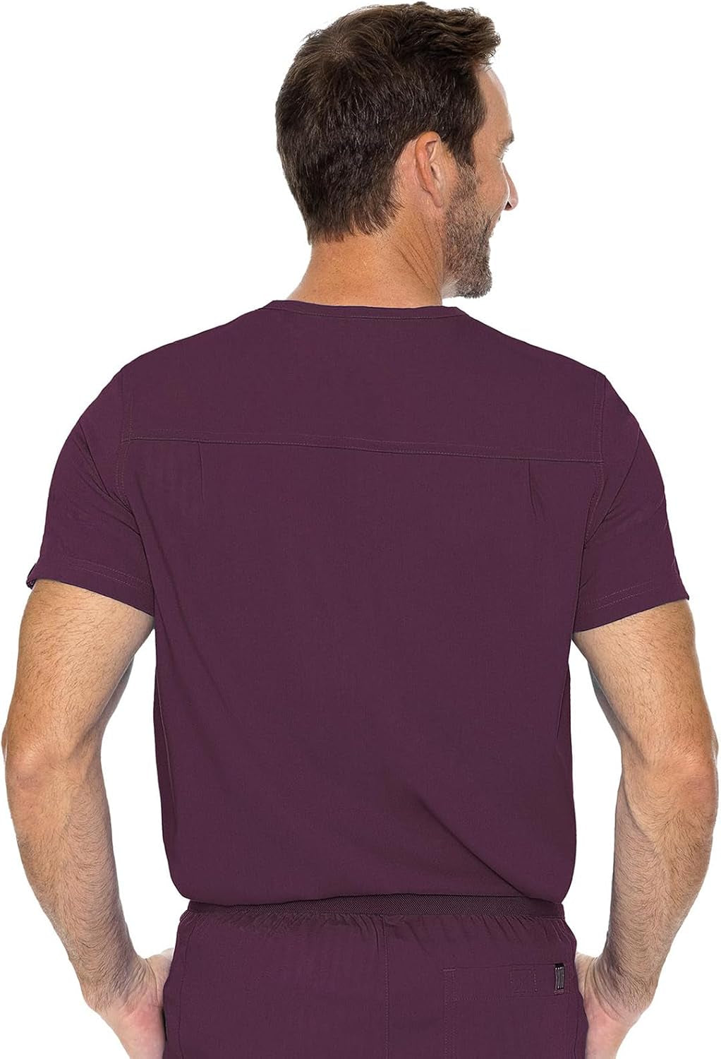 Men'S Scrub Top Cadence 2-Way Stretch Technology with Ultra Soft Fabric & One Chest Pocket - MC7478