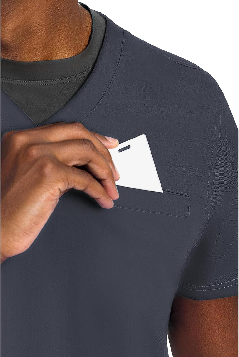 Men'S Scrub Top Wescott with 3 Pockets & 2-Way Stretch and Ultra Soft Fabric - MC7477