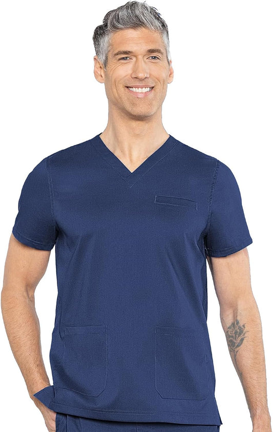 Men'S Scrub Top Wescott with 3 Pockets & 2-Way Stretch and Ultra Soft Fabric - MC7477
