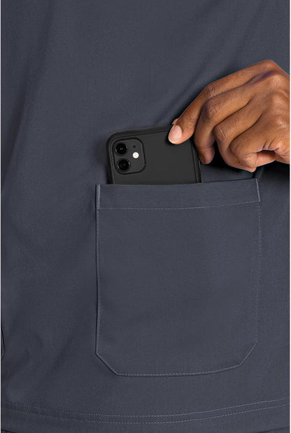 Men'S Scrub Top Wescott with 3 Pockets & 2-Way Stretch and Ultra Soft Fabric - MC7477