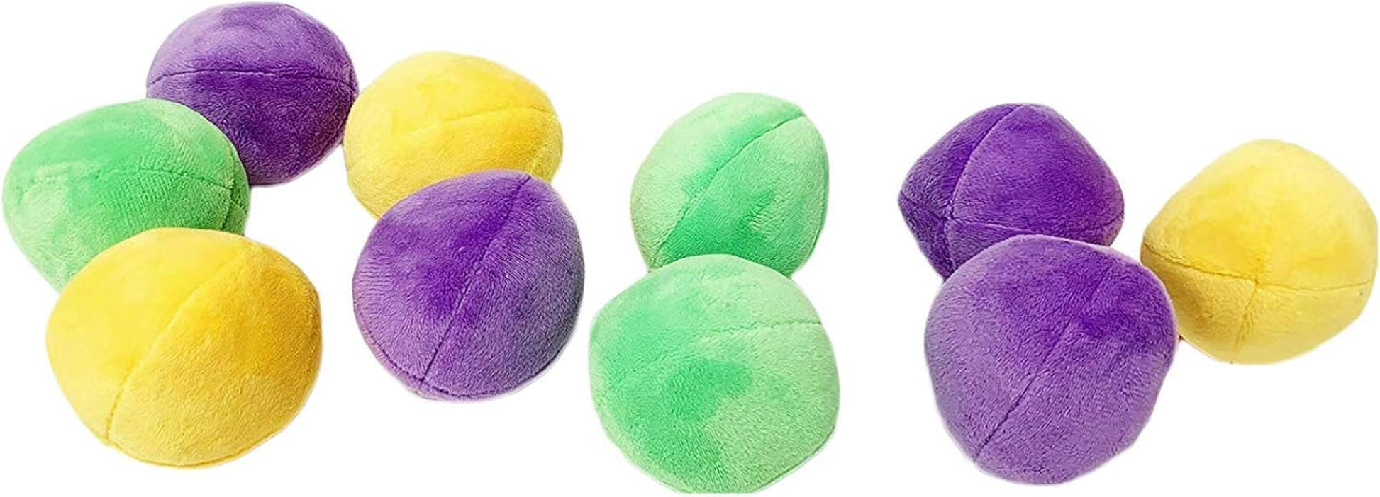 Hide a Ball Puzzle Dog Toy with 10 Plush Squeaker Balls (Small)