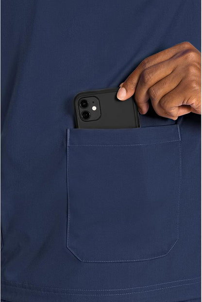 Men'S Scrub Top Wescott with 3 Pockets & 2-Way Stretch and Ultra Soft Fabric - MC7477
